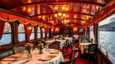 Ужин на плаву: как провести вечер в ресторане на теплоходе в Москве